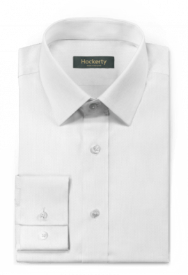 White dobby Dress Shirt